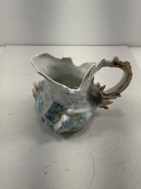 Antique Royal Bonn FAM 1755 Germany Hand Painted Floral Art Nouveau Creamer
